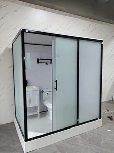 Pabrik Cina langsung terintegrasi Modular Prefab Unit kamar mandi multifungsi satu toilet baskom geser penutup pancuran - Product Image 6
