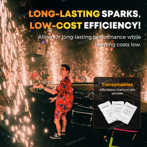 MOKA SFX 4-10m Jet Spray Cold <strong>Fireworks</strong> DMX Cold Spark Sparkler Pyrotechnic Machinery Spark <strong>Machine</strong> for Stage Event - Product Image 6