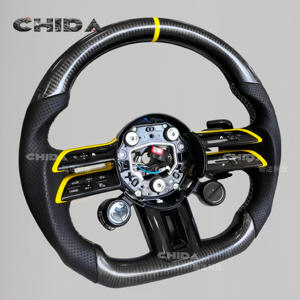 Le dernier volant en cuir en fibre de carbone convient à la Mercedess Benzs <span class=keywords><strong>AMG</strong></span> C E GLC GLE S CLS CLA GLA Classe G a Classe S - Product Image 6