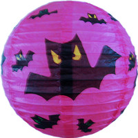 Lanterne en papier citrouille d'Halloween, fantôme, chauve-souris, chat – Décorations de fête DIY pour les festivals et le Qixi Festival