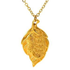 Zogxin Gold Plated Leaf Pendant Necklace Zinc Alloy Chain Women Fashion Jewelry Business Occasion Z1614 - Product Image 5