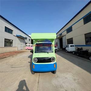 Food Truck ou Remorque Mobile Kebab, Remorque Alimentaire Ronde en Acier Inoxydable avec Cuisine Complète, Kiosque Alimentaire Mobile - Product Image 2