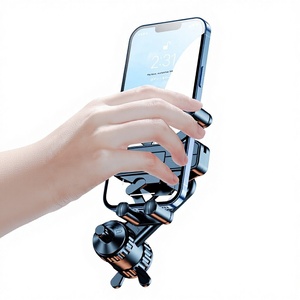 Support de téléphone <span class=keywords><strong>pour</strong></span> grille d'aération de <span class=keywords><strong>voiture</strong></span>, bec d'aigle, bras long extensible 720 °   Support de téléphone rotatif à verrouillage par gravité, silencieux et anti-vibrations - Product Image 3