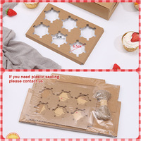 Fête d'anniversaire Mariage Chocolat Biscuit Bonbons Pâtisserie Dessert Emballage Cadeau Boîte en Carton avec Fenêtre Transparente