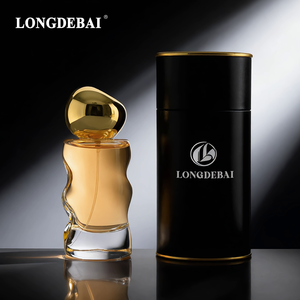 Nuevo Diseño Personalizado de Botella de Perfume con Cierre Único, 30ml 50ml 100ml, Botella de Perfume de Vidrio Transparente Irregular Vacía con Caja de Empaque - Product Image 2