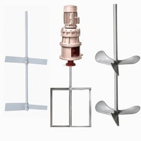 Mélangeur à axe vertical pour installation de lixiviation au cyanure, agitateur à turbine à vitesse réglable