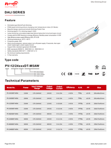 150W-400W IP67 Waterproof CV DALI-2 <b>Push</b> Dimmable LED Driver 170-264V AC-DC 12V 24V 48V Advertising <b>Light</b> Box LED Power Supply - Product Image 4