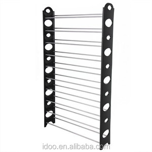 Tubes de fer Et Cadre En Plastique 10 Pneu Noir Étagère À Chaussures <span class=keywords><strong>50</strong></span> Paires - Product Image 1
