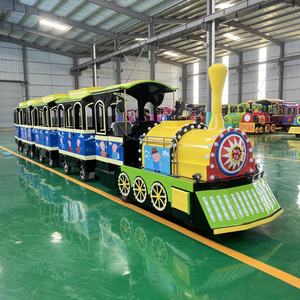 Tren turístico eléctrico sin rieles de Peppa amarillo para niños, centro comercial interior y paseos en tren para niños, equipo de entretenimiento - Product Image 4