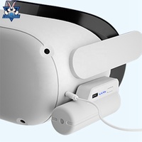 Chargeur 5000mAh Type-C pour Oculus Quest 2 batterie batterie externe de casque VR à charge rapide pour accessoires Meta/Oculus Quest 2