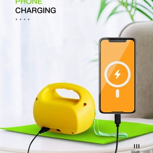 Linterna Solar de Emergencia con Carga USB para Teléfono, Lámpara de Emergencia Recargable de 2 LED para Áreas sin Conexión - Product Image 1