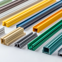 Profils PVC/UPVC sur mesure de type U/H, extrusion en usine, tuyaux en plastique avec service de découpe