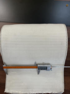 Sangle de levage en polyester blanc de 300 mm, facteur de sécurité 6:1, sangle de levage robuste, haute résistance à la traction pour la manutention des marchandises - Product Image 3