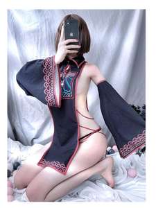 可爱薄款旗袍内衣套装性感无裆女服角色扮演诱惑激情挑逗 - Product Image 4