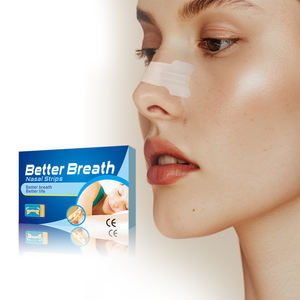 Tiras nasales para dormir bien de fábrica directa, tiras nasales para una mejor respiración correcta de grado médico, tiras nasales transpirables con 3 Resortes - Product Image 2