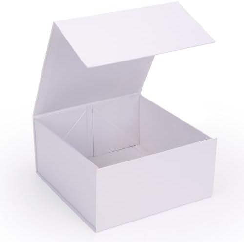 1 pack white-8x8x4 inch