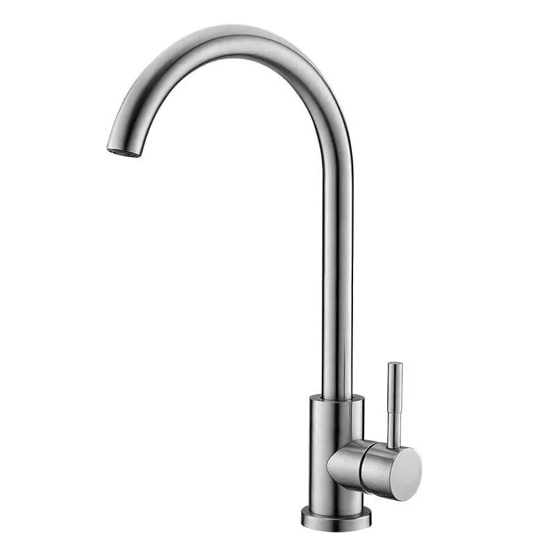 Water 304 Stainless Steel Kitchen Water Tap Kitchen Sink Faucet Tap