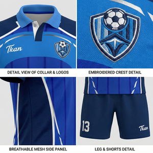 Maillots de football tendance 2026 en polyester sublimé à séchage rapide, uniformes d'entraînement à faible coût, kits d'équipe personnalisés avec logo, vêtements de sport - Product Image 3