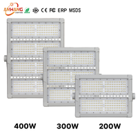 Projecteur LED à haute efficacité lumineuse pour sites miniers, 100W 200W 300W 400W, étanche IP65, support réglable à 180 degrés
