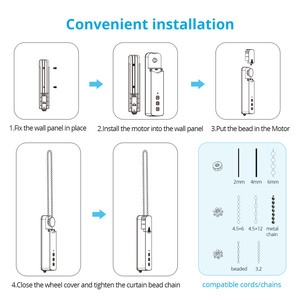 Zemimart mis à jour pilote aveugle <span class=keywords><strong>Tuya</strong></span> WiFi + RF contrôle bricolage moteur de volet roulant - Product Image 6