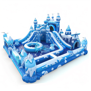 Outdoor Kids Inflables <b>House</b> Amusement Park Playground Fun City <b>Inflatable</b> Castle With Slide <b>Inflatable</b> Obstacle Course Inflatab - Product Image 6