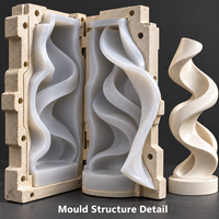Moule décoratif Tietuo en résine + noyau en silicone PU C293-G2 – Prix direct usine – Évaluation des dessins