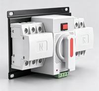 Commutateur de transfert automatique double alimentation ATS 4P 63A 230/400V, inverseur automatique et manuel pour générateur et alimentation de secours solaire