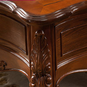 Tavolino <span class=keywords><strong>di</strong></span> <span class=keywords><strong>Lusso</strong></span> in Stile Classico Americano per Soggiorno con Cassetti Portaoggetti P263 - Product Image 4