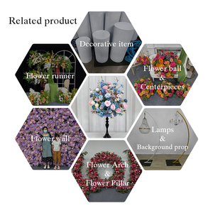 Fleurs artificielles réalistes en soie bleue et rose clair, hortensias et roses, pour la décoration de fond de mariage, accessoires de rentrée scolaire - Product Image 5