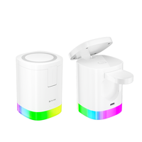 Tendance 4 en 1 15w chargeur multifonction magnétique nouveau support de charge sans fil pour téléphone portable écouteur montre chargeur sans fil