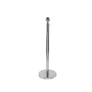 Veiligheid Deur Boot Mulit Kleur Touw Metalen Staal Stand Road Intrekbare Riem Hoofd Barrière Post Stanchion Pole