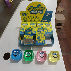 Giocattolo Antistress 3D a Forma di SpongeBob SquarePants, Cubo in Maltosio a Lenta Risposta per Alleviare la Pressione e Rilasciare lo Stress - Product Image 1