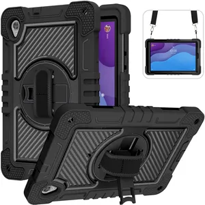 FulL-Body Protective Rugged Tablet Case For Lenovo Tab M10 HD 2nd Gen Plastic Cover