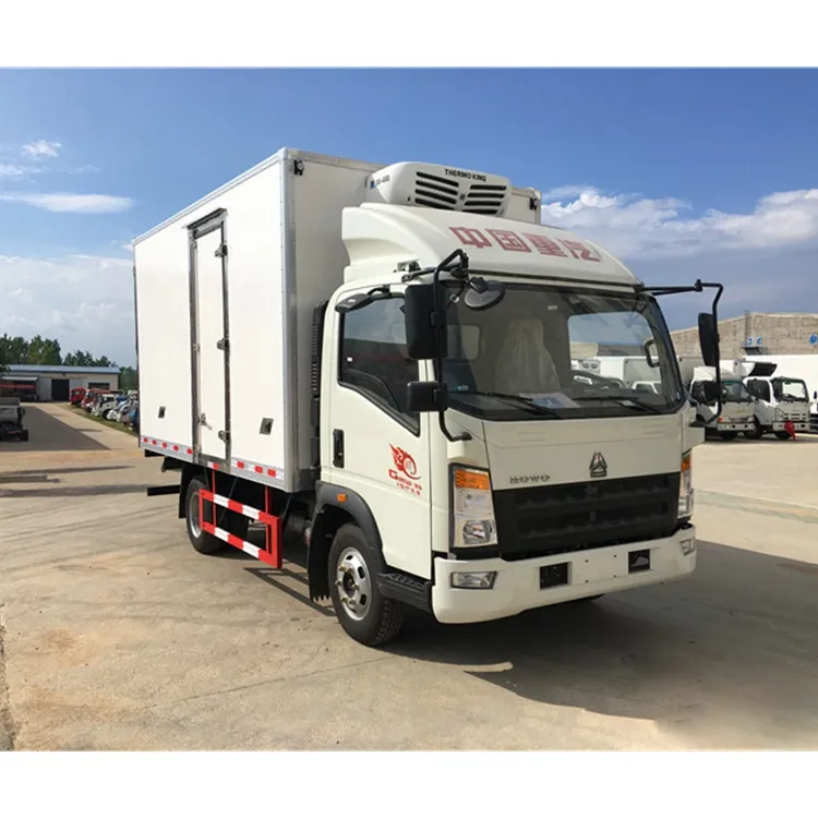 Sinotruk Howo 4X2 Vriezer Truck Gekoelde Voertuig Koude Keten Transport Cars