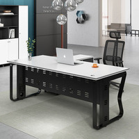 Piétement de table moderne en acier métallique thermolaqué noir et blanc, personnalisable, pour bureau, hôpital, extérieur et salon