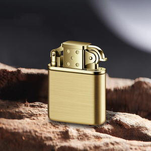 Vente en gros briquets créatifs à flamme bleue en alliage de zinc coupe-vent micro-cuivre brillant torche haut de gamme allume-cigare au kérosène <span class=keywords><strong>ZORRO</strong></span> - Product Image 4