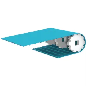 식품 위생 플랫 & 트로프 컨베이어 벨트용 간편한 클린 포지티브 드라이브 균질 위생 컨베이어 벨트