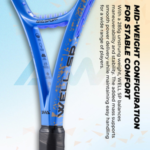 <span class=keywords><strong>Raquette</strong></span> de <span class=keywords><strong>tennis</strong></span> haut de gamme fabriquée par une usine OEM, durable, design personnalisé, 100 pouces carrés. in. <span class=keywords><strong>Raquette</strong></span> de <span class=keywords><strong>tennis</strong></span> utilisable par les professionnels - Product Image 4