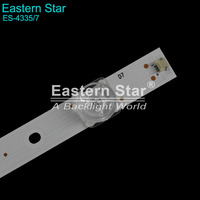 Barre LED ES-4335 CRH-BT43N130300703854REV1.1 pour téléviseur PHI LCOS DJ43X5100 43 pouces, 3 pièces/ensemble, rétroéclairage LED pour téléviseur 787 mm