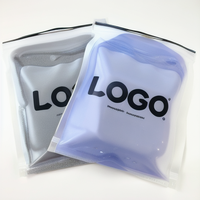 Sacs d'emballage personnalisés pour t-shirts avec fermeture éclair, sacs refermables pour vêtements, maillots de bain, chaussettes, sacs imprimés en polyéthylène PE EVA