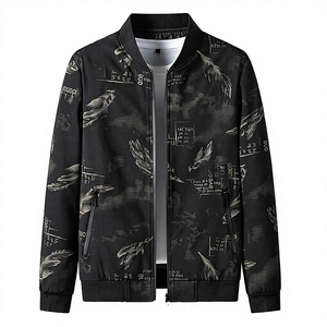 ANSZKTN Men's Autumn Leather Jacket Plus Size Loose Fit Stand Collar Punk Style Zipper Closure Dyed Breathable Waterproof - Product Image 2