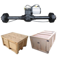 Kit complet de quad électrique de 102 cm, moteur 4 kW, contrôleur, suspension à double rangée de roues, frein à huile, essieu arrière, mini bus électrique