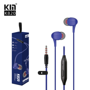 Km Nhà Máy K820 Trong Tai Đồng Vòng Loa Với 3.5Mm Cắm, Tai Nghe Có Dây, Điện Thoại Di Động, Điều Khiển Từ Xa, Âm Nhạc Và Microphone - Product Image 3