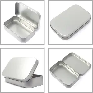 Hot Sale Custom Metal Box Rectangle Case Metal Packaging Multifunction Food Grade Tin Container