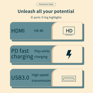 Trạm Nối <span class=keywords><strong>Hub</strong></span> Loại C 8 Trong 1 HD-MI Sạc Nhanh <span class=keywords><strong>Hub</strong></span> Usb C USB3.0 RJ45 1000M Đầu Chia USB TF SD - Product Image 5