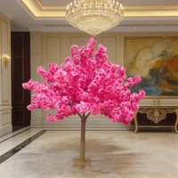 Düğün Dekorasyonu Renkli Fiberglas Yapay Ağaç Dış Ticaret Çiçek Ağacı Simülasyon Pembe Morsalkım Çiçeği Paskalya