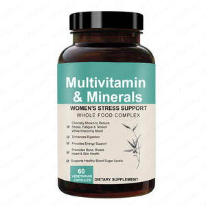 Multivitamínico para Mujeres con Apoyo para el Estrés, Alimentos Integrales Orgánicos, Minerales Naturales, Complejo B, Inmunidad, Suplemento para Cabello, Piel y Uñas - Product Image 6