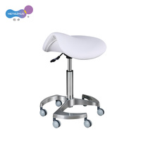 Chaise de tabouret de barre de beauté de salon en cuir à hauteur réglable avec pédale pour les barbiers en cuir synthétique PU