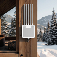 Punto de Acceso Inalámbrico Meiweisi AX3000 WiFi 6 11ax 3000Mbps Empresarial para Exteriores, Alcance de 500m, Wave2 4x4 MU-MIMO, Doble Banda, 12-48V