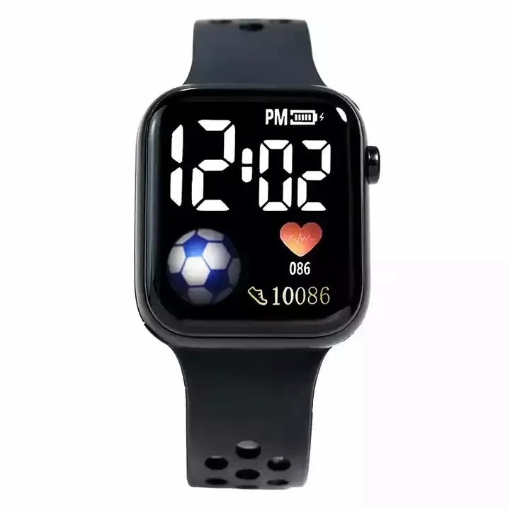 Yishi Sports Watch For Women And Men Electronic LED Digital Watch Fashion Casual Simple Silicone Female Watch Electronic Clock